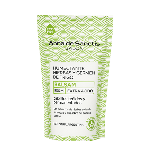 Balsamo Humectante Etra Acido Anna De Sanctis Sachet 900ml.