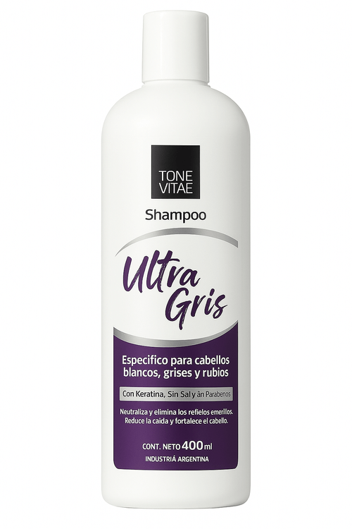 Shampoo Ultra Gris Tone Vitae 405 ml
