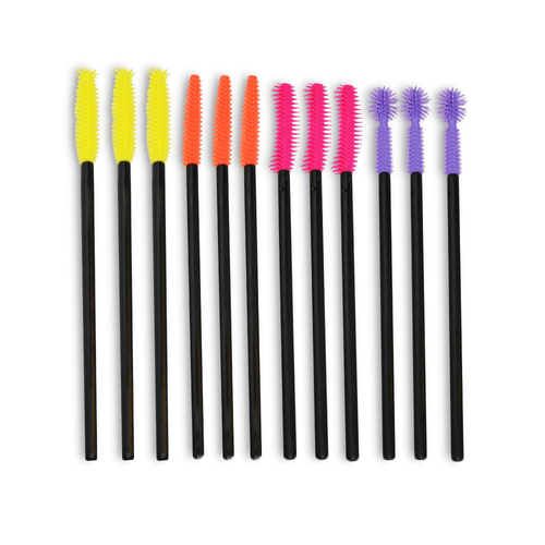 Pinceles Silicona para Pestañas 12 Unidades P541