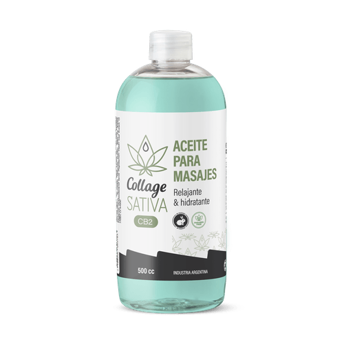 Aceite Relax para Masajes con Sativa 500ml