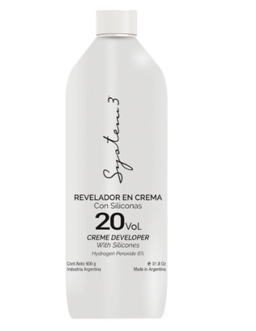 Revelador 20 Vol Con Silicona System 900 ml