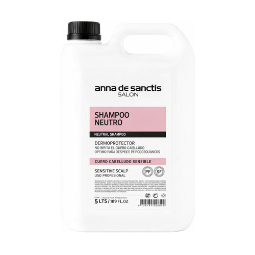 Shampoo Neutro Olio Anna De Sanctis Por 5 Litros