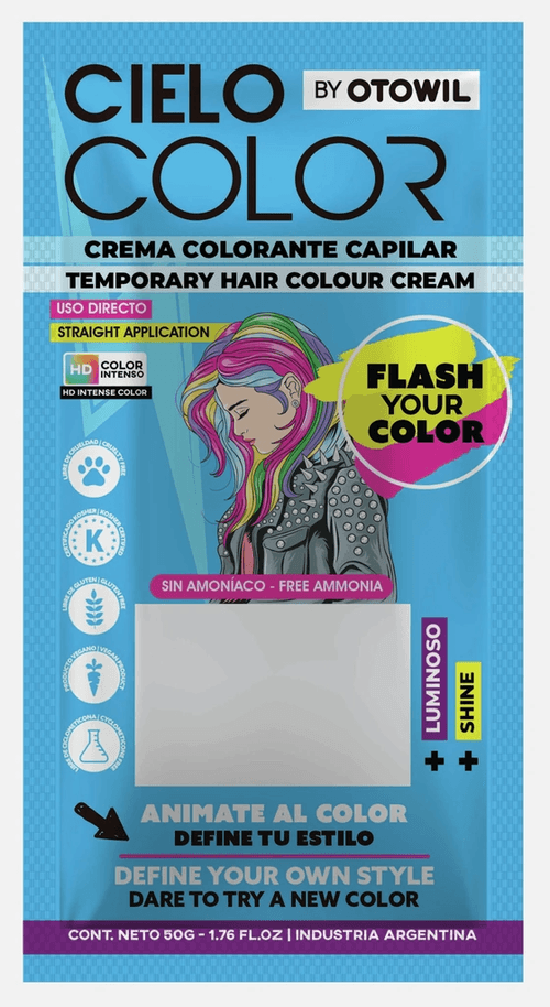 Crema colorante capilar Cielo pink violeta Otowil 47 gr