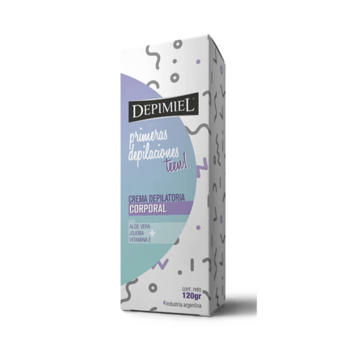 Crema Depilatoria Teen para Cuerpo Depimiel  120 gr