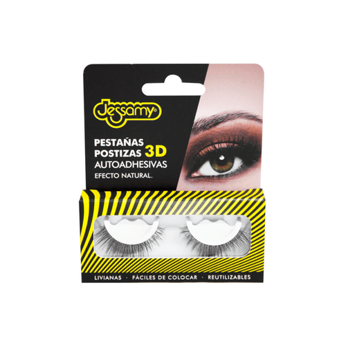 Pestañas Postizas 3D Autoadhesivas D22 Jessamy