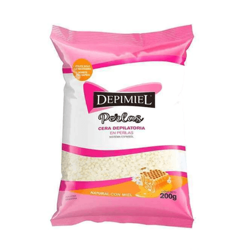 Cera Depilatoria en Perlas Natural Depimiel  200 gr