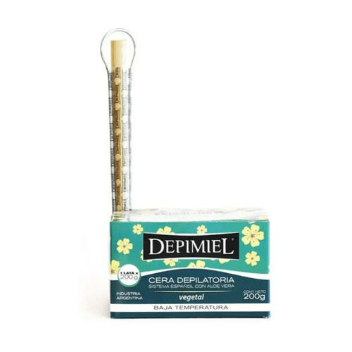 Cera Depilatoria Lata Vegetal Sistema Español Depimiel  200 gr
