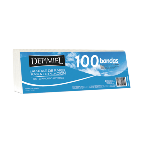 Bandas Para Depilar Sistema Descartable Depimiel  100 un