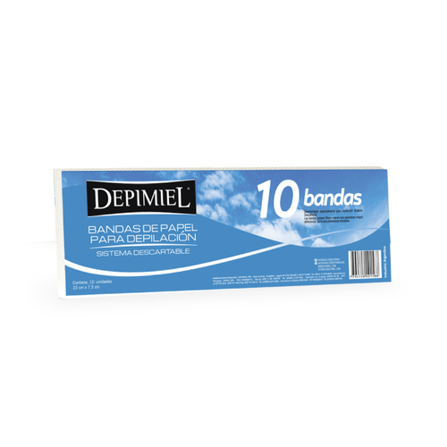 Bandas Para Depilar Depimiel  Sistema Descartable  10 un