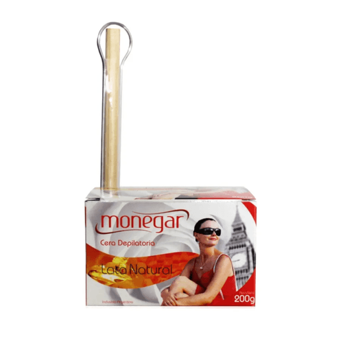 Cera Depilatoria en Lata Monegar Vegetal Miel  200 Gr