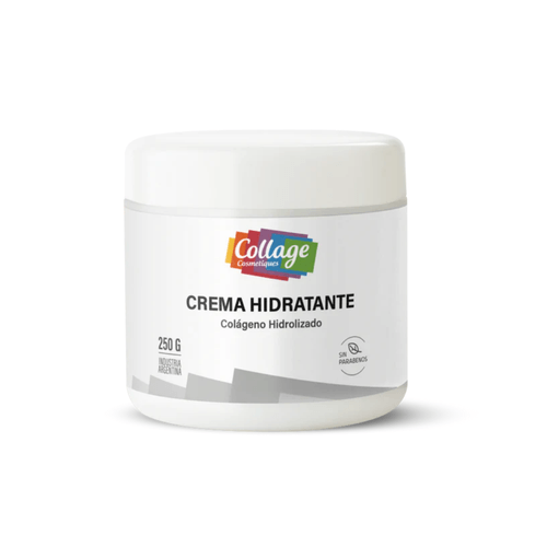 Crema Hidratante  Con Colageno Hidrolizado Collage  250 grs