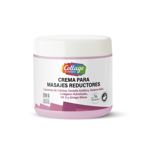 Crema Reductora Para Masajes Collage 250 grs