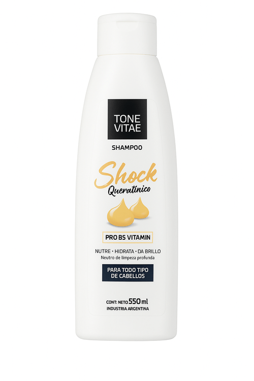Shampoo Shock Queratinico B5 Tone Vitae 500 ml