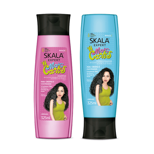 Kit Shampoo + Acondicionador Skala Mais Cachos