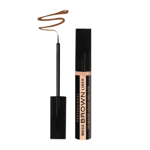 Delineador Liquido Brown Mega Liner Idi Makeup