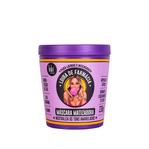 Máscara Matizadora Loira de Farmácia Lola 230ml
