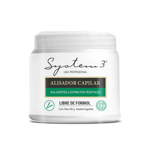 Alisado Libre De Formol Con Aceites System 450gr