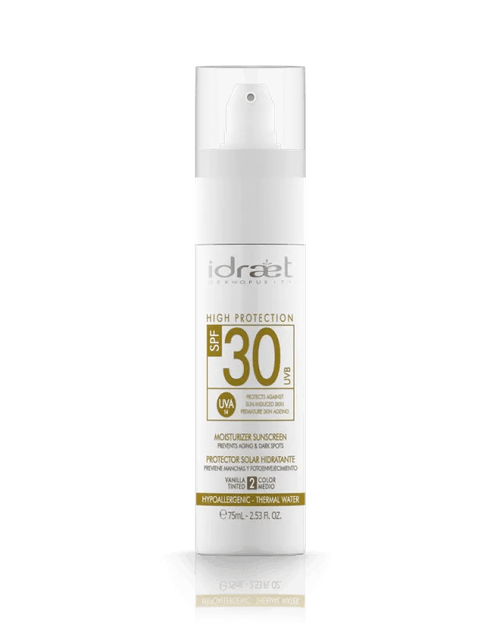 Protector Solar Spf 30 Tono Vanilla  75 ml Idraet