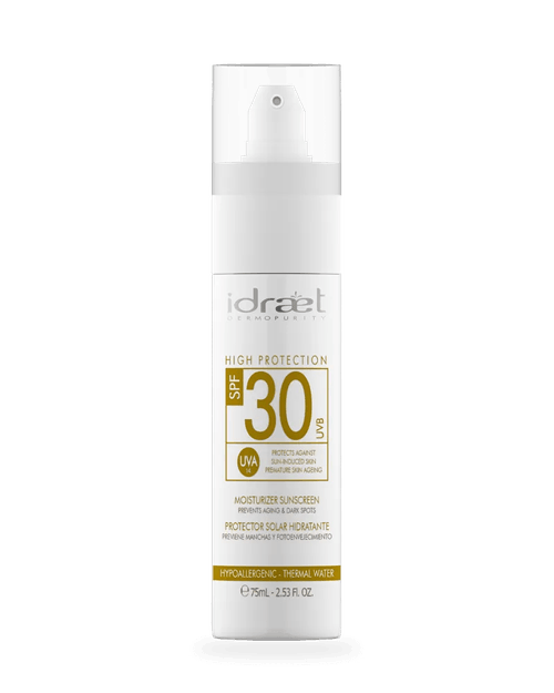 Protector Solar Spf 30 Crema 75 Ml Sin Color Idraet