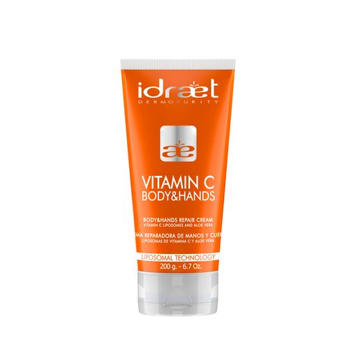 Crema Para Cuerpo y Manos Vitamina C Idraet  200 gr