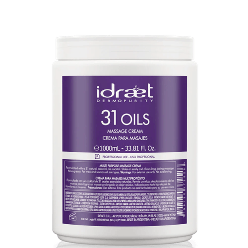 Crema 31 Oils Para Masajes Idraet  1000ml