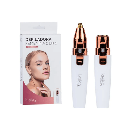 Depiladora Facial Recargable 2 en 1 Keiko