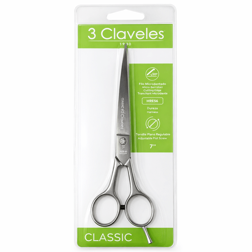 Tijera Microdentada Filo 7" 3 Claveles