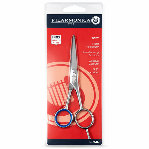 Tijera Filo Navaja 5.5" 3 Claveles