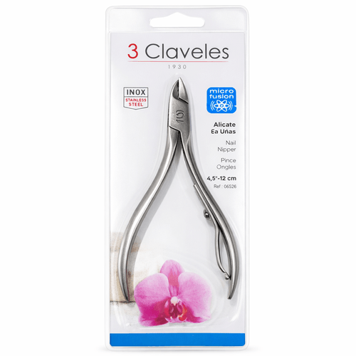 Alicate Uñas 12cm 4,5" 3 Claveles