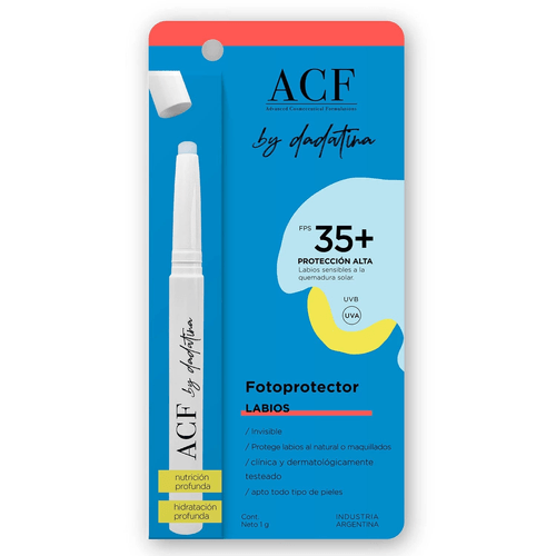 Fotoprotector Labios Acf By Dadatina