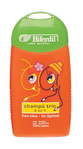 Shampoo 3 en 1 Niños Biferdil 250 ml.
