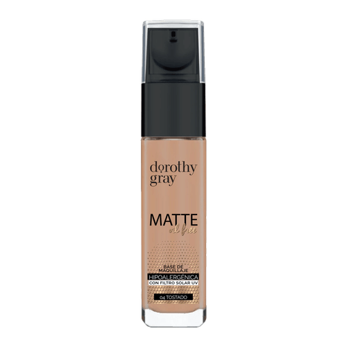 Base Matte Oíl Free Hipoalergénica Tostado