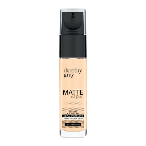 Base Matte Oíl Free Hipoalergénica Light Beige