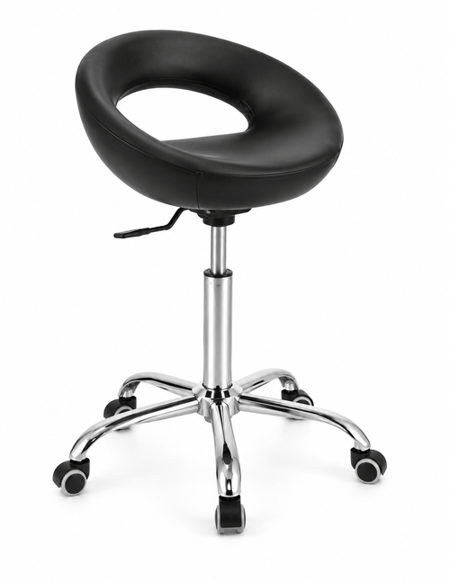 Taburete Redondo Color Negro Berliss
