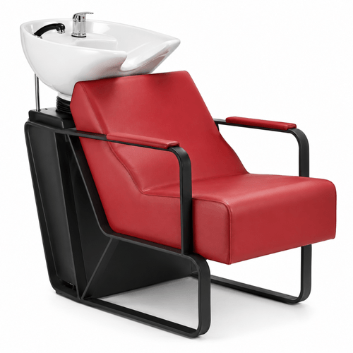 Lavacabezas Ceramica Color Rojo Berliss
