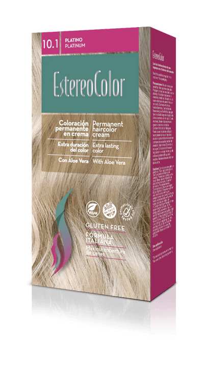 Kit Coloración Crema EstereoColor N°10.1-Platino