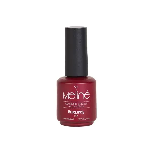 Esmalte  Semipermanente Burgundy N°067 Meliné 15ml