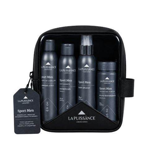 Kit Sport Men Todo Tipo Cabello Con Estuche La Puissance