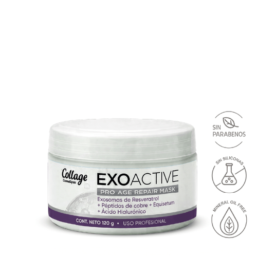 Mascara Facial Exo Active Pro Age Reparacion Celular Collage