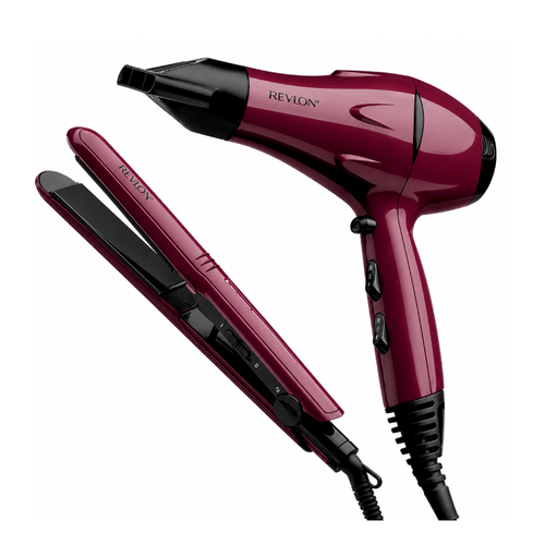 Combo Secador de Pelo y Planchita Revlon