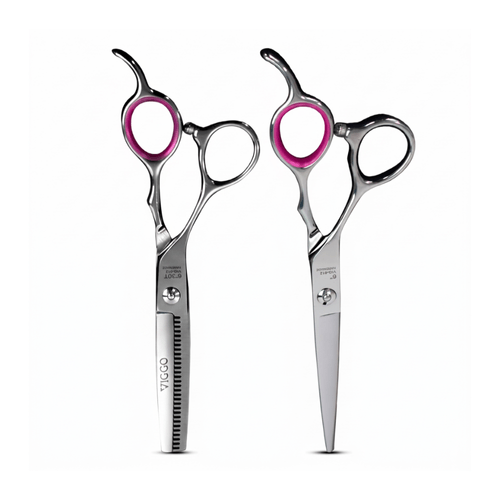 Combo Tijeras Viggo De Corte + Pulir 6 Pulgadas V-104 Zurdo