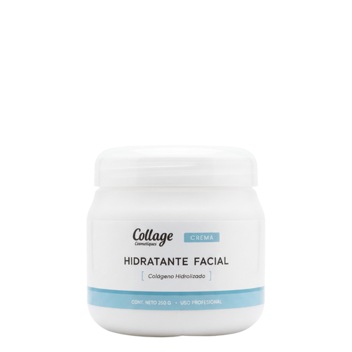 Crema Hidratante  Con Colageno Hidrolizado Collage  250 grs