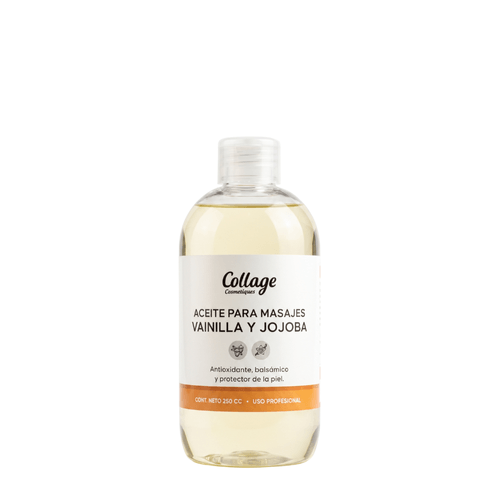 Aceite Para Masajes Vainilla Y Jojoba Collage  250 ml