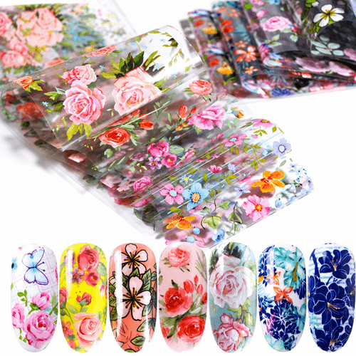 Foil Flores 12 Unidades Afines