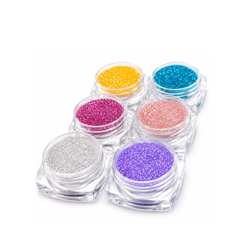 Glitter Fino 6 Unidades Afines