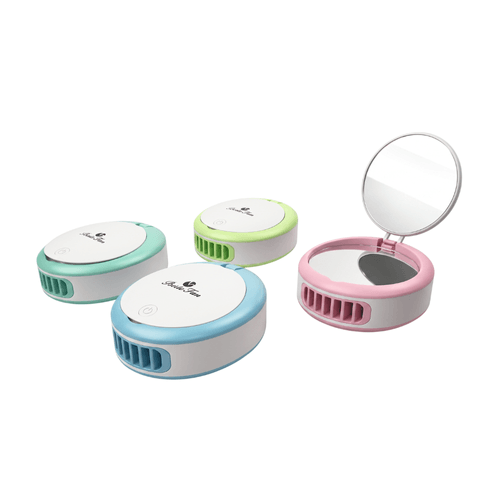 Ventilador  Para Pestañas Con Espejo