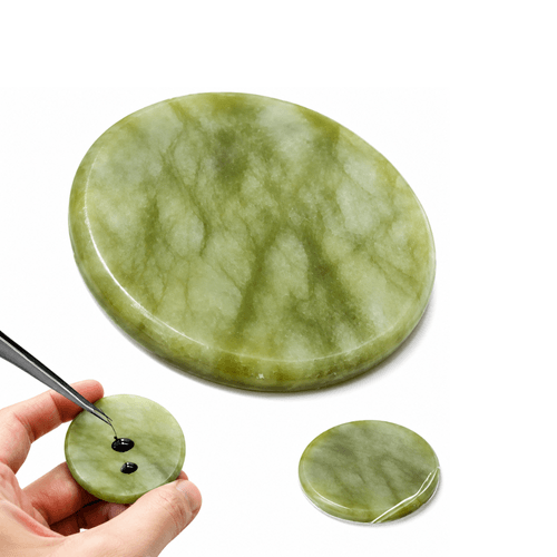 Piedra Jade Verde Porta Pegamentos