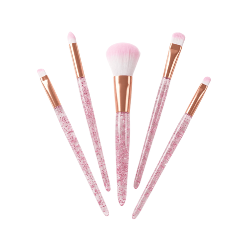 Set de Brochas Con Glitter 5 Un
