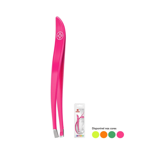 Pinza Punta Recta Color Neon BC 407M Mundial