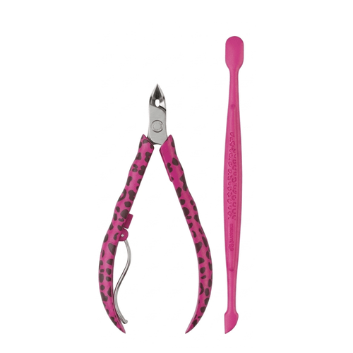 Kit Cuidado Uñas Estampado Alicate + Espatula 758 Mundial